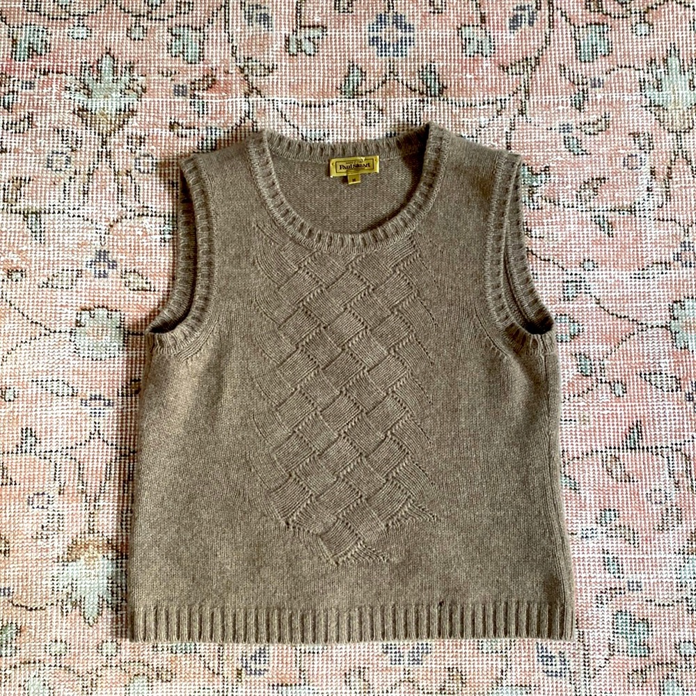 Paul Stuart Cashmere Medium Sweater Vest